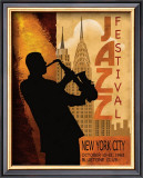 Jazz in New York, 1962 Print by Conrad Knutsen