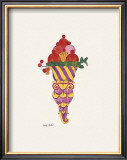 Ice Cream Dessert, c.1959 (Fancy Red) Posters por Andy Warhol Ice Cream Dessert, c.1959 (Fancy Red) Posters por Andy Warhol