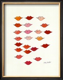 Lips Posters by Andy Warhol