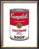 Campbell's Soup I: Consomme, c.1968 Art by Andy Warhol