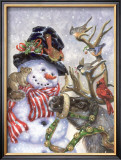 Frosty, Prance And Friends Art by Donna Race