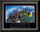 Success: Skydivers Posters