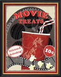 At the Movies II Prints by Veronique Charron
