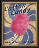 Fair Time Cotton Candy Posters by Louise Max