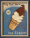 Soft Serve Ice Cream Prints by Louise Max