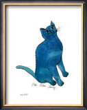 One Blue Pussy, c.1954 Art by Andy Warhol