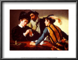 The Cardsharps Art by Caravaggio 