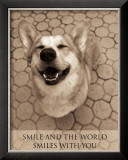 Smile and the World Smiles with You Prints by Jim Dratfield