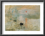 Impression, Sunrise Posters by Claude Monet