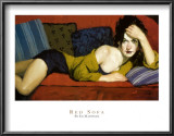 Red Sofa Arte por Edward Martinez