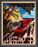 Monaco Grand Prix Art by Chris Flanagan
