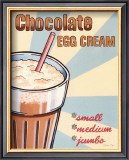 Chocolate Egg Cream Posters by Louise Max