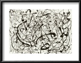No. 14 (Gray) Prints by Jackson Pollock