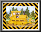 Bulldozer Posters by Marnie Bishop Elmer
