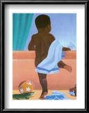 Bath Time Boy Art by Stanley Morgan