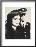 Jackie, c.1964 (With Guard) Poster por Andy Warhol
