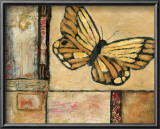 Butterfly in Yellow Poster by Judi Bagnato
