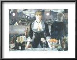 A Bar at the Folies-Bergere Prints by Édouard Manet