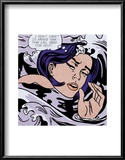 Drowning Girl Prints by Roy Lichtenstein
