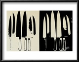 Knives, c.1982 (Cream and Black) Posters by Andy Warhol