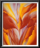 Red Canna Posters by Georgia O'Keeffe