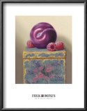 Folk Box, Plum Prints by W. Charles Nowell