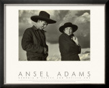 Georgia O'Keeffe and Orville Cox Posters by Ansel Adams