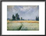 Wheatfield, 1881 Print by Claude Monet