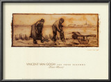Four Seasons, Potato Harvest Posters by Vincent van Gogh