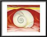 Red Hills with White Shell, c.1938 Posters by Georgia O'Keeffe