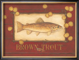 Brown Trout Print by Stephanie Marrott