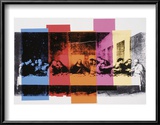 Detalle de la última cena (Detail of the Last Supper, ca. 1986) Posters por Andy Warhol