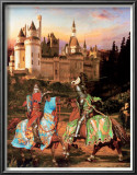 King Arthur and Sir Lancelot Poster by Howard David Johnson