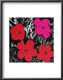 Flowers, c.1964 (Red and Pink) Art by Andy Warhol