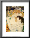 Mother and Child (detail from The Three Ages of Woman), c.1905 Prints by Gustav Klimt
