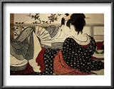 The Lovers Art by Utamaro Kitagawa