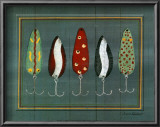Lures and Bobbers IV Posters by Susan Clickner