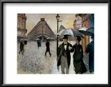 Paris, a Rainy Day, 1877 Print by Gustave Caillebotte
