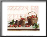 Strawberry Time Posters by Pauline Eblé Campanelli