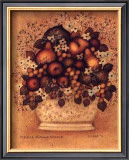 Floral Fruit Basket Posters by Judith Gibson