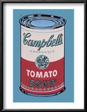 Campbell's Soup Can, 1965 (Pink and Red) Art by Andy Warhol