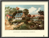 American Homestead Summer Posters by Currier & Ives 