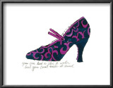 Blue and Pink Shoe, c.1955 Posters by Andy Warhol
