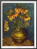 Bell Lilies in a Copper Vase Posters by Vincent van Gogh