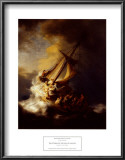 Storm on the Sea of Galilee Art by Rembrandt van Rijn 
