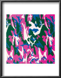Camouflage, c.1987 (pink, black, blue) Pôsters por Andy Warhol