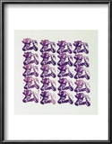 Purple Cow Stamps, c.1967 Poster por Andy Warhol