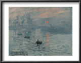 Impression, Sunrise Art by Claude Monet