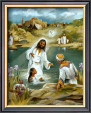Baptism at River's Edge Prints by Lopez 