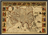 Antique Maps III Posters by Willem Janszoon Blaeu